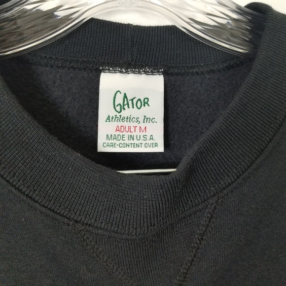 Vintage Gator Lowell RED DEVILS black sweatshirt M - Picture 10 of 10